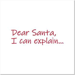 Dear Santa Posters and Art